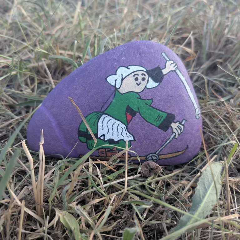 Painted rock