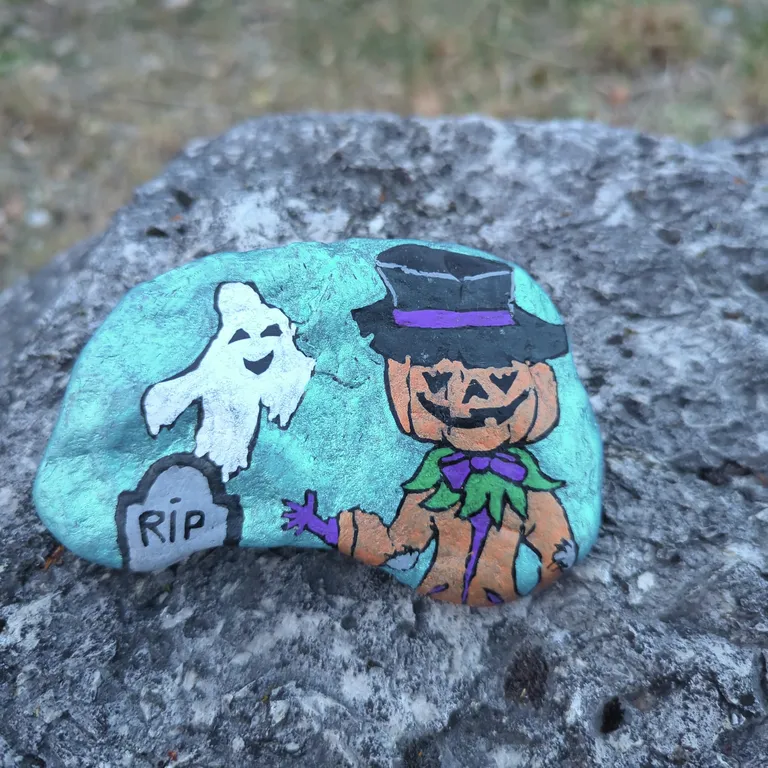 Painted rock