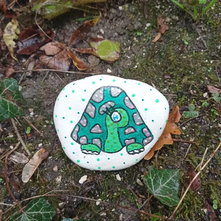 Painted rock