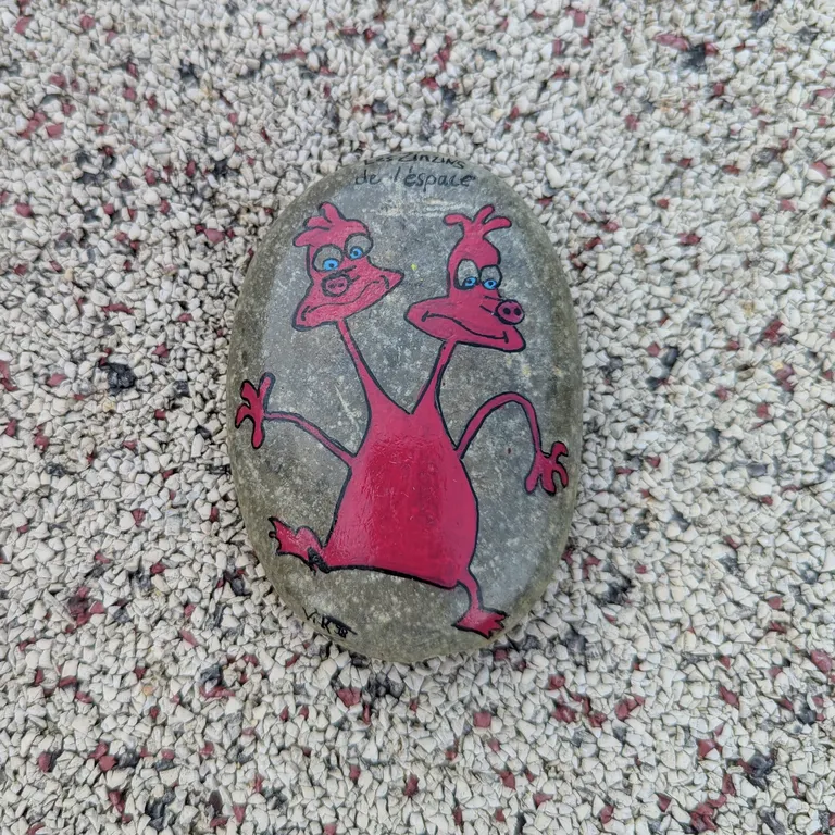 Painted rock