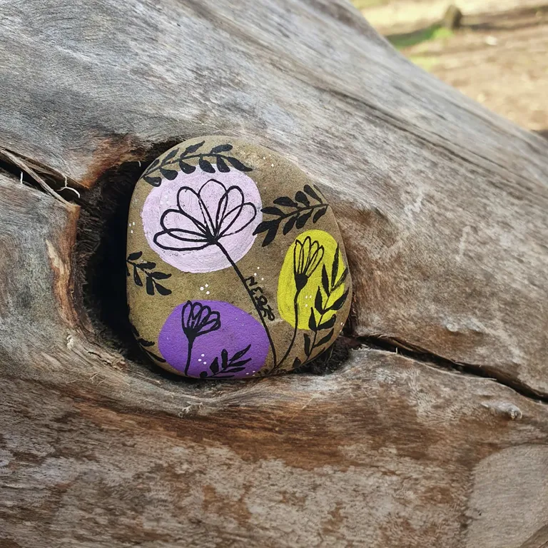 Painted rock