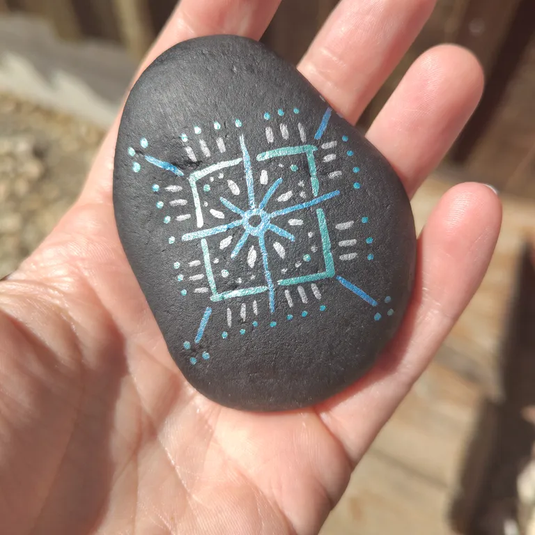 Painted rock